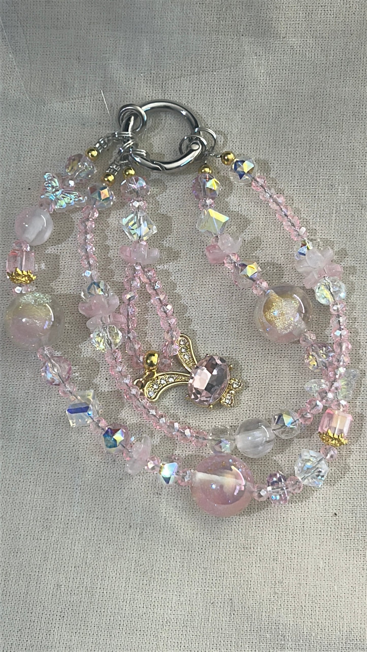 Blush Bunny Bag Charm