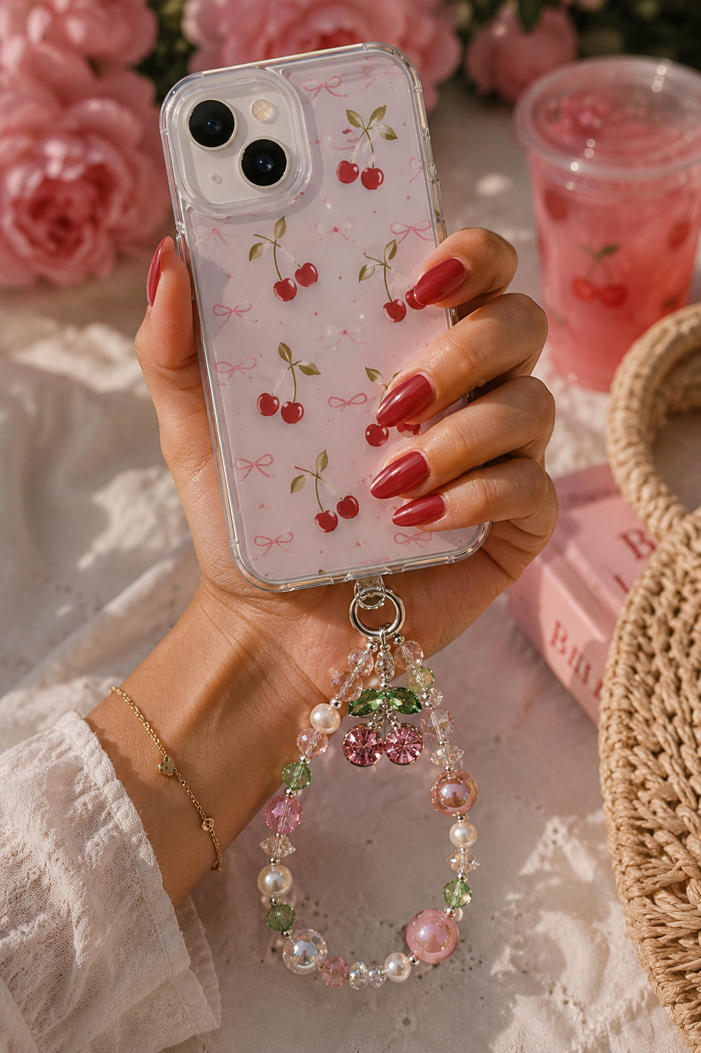 🍒 Cherry Blossom - Phone Charm