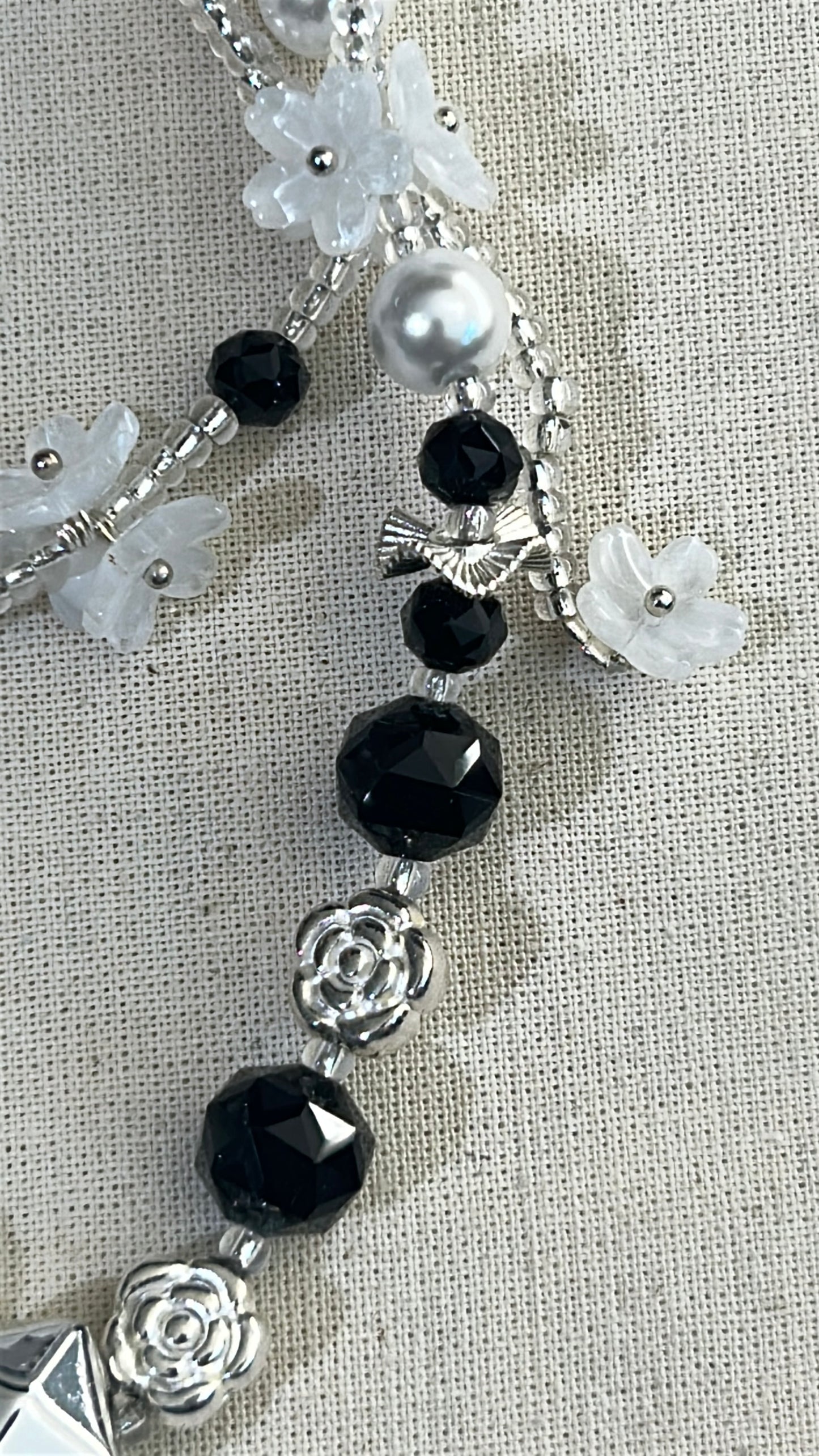 Midnight Pearl Luxe Bag Charm