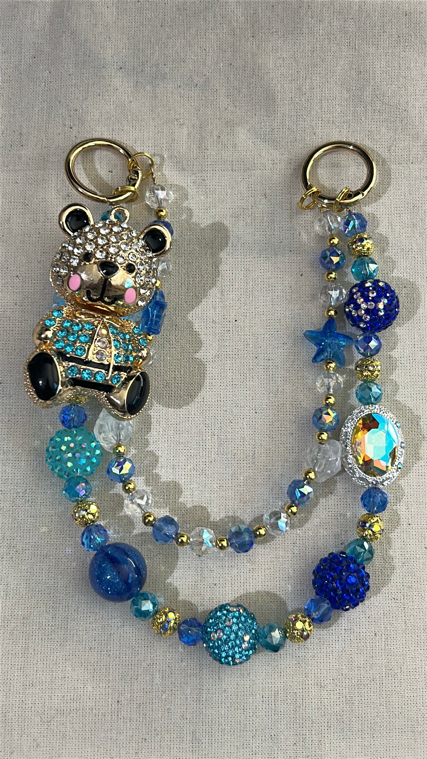 ✨ Starlight Teddy Bag Charm